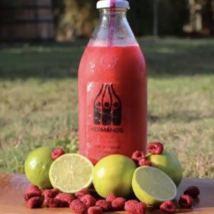 Pisco Sour Artesanal Hermanos Sour Frambuesa 1 litro